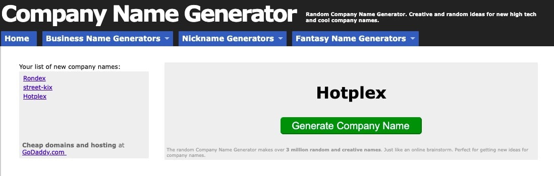 Online generator
